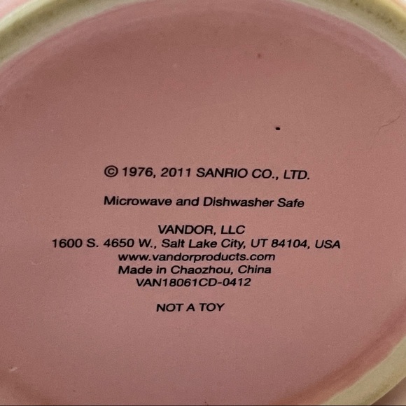 SOLD!!! Hello Kitty Mug for Coffee Tea Cute two-sided Sanrio Pink Drinkware - Picture 11 of 11